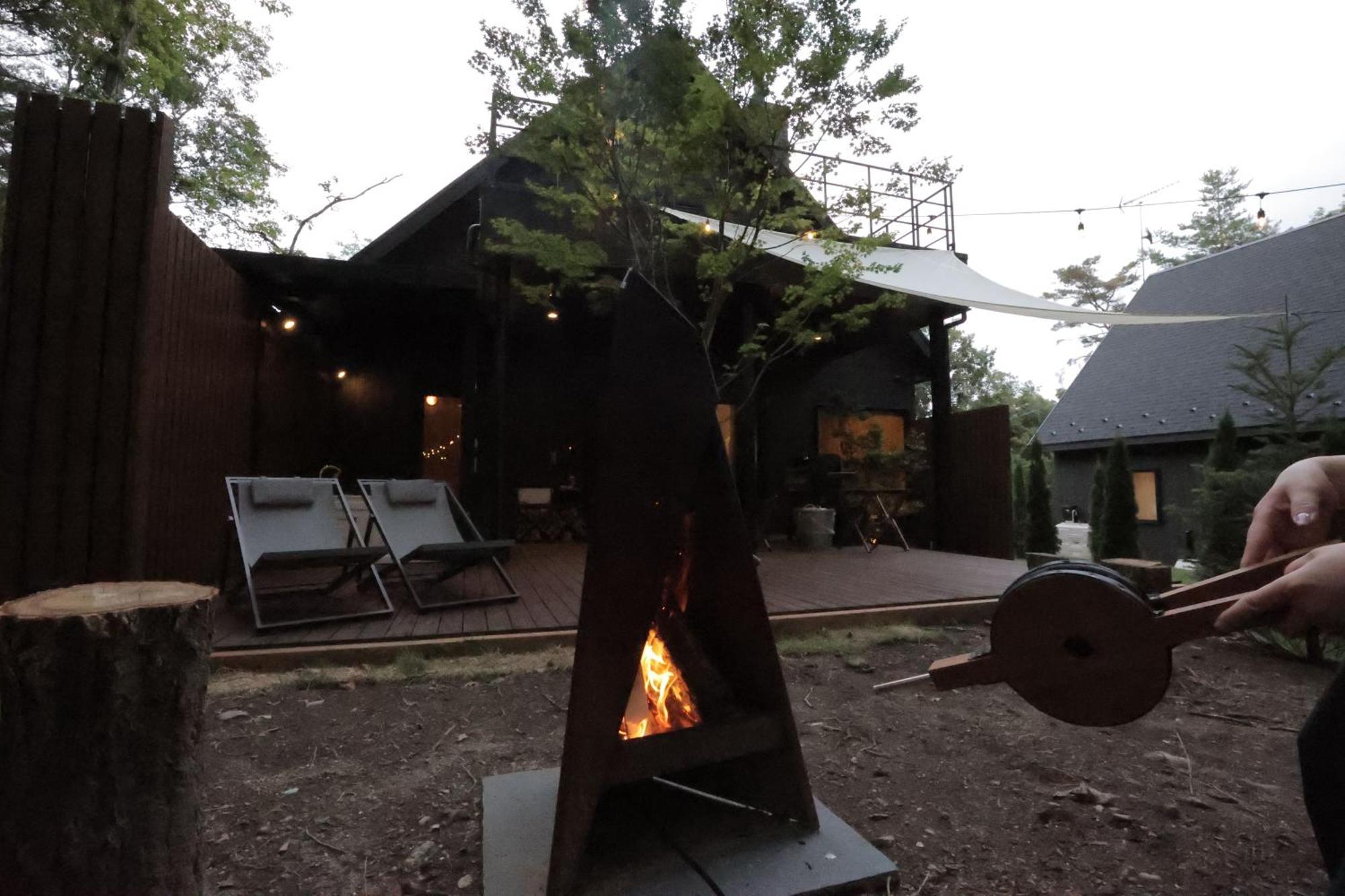 Sauna Forest Cabin 軽井沢 御代田　Mori-Asobi Oiwake Luaran gambar