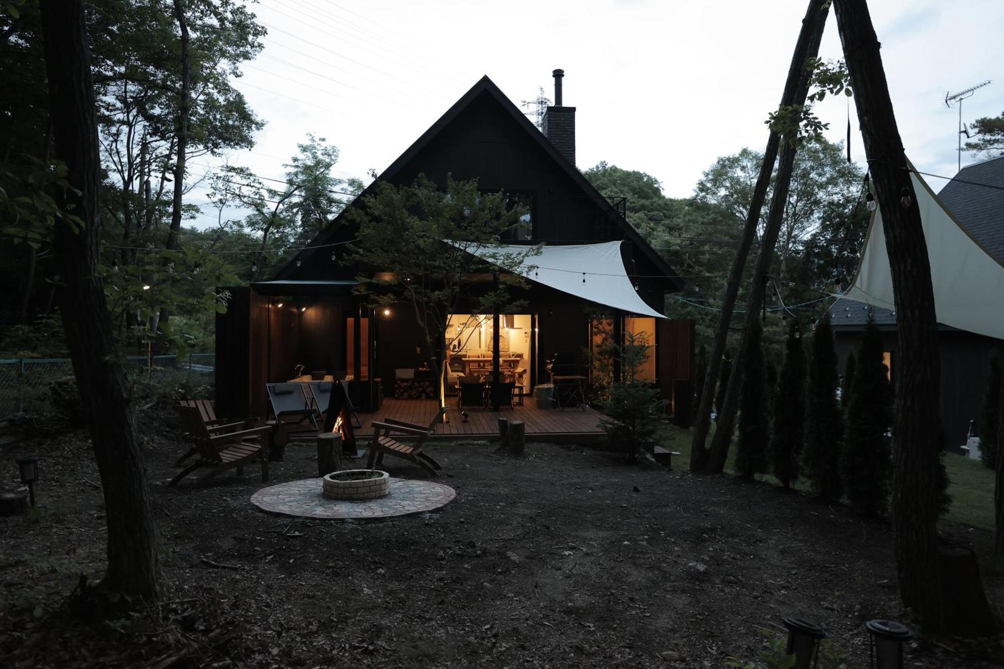 Sauna Forest Cabin 軽井沢 御代田　Mori-Asobi Oiwake Luaran gambar