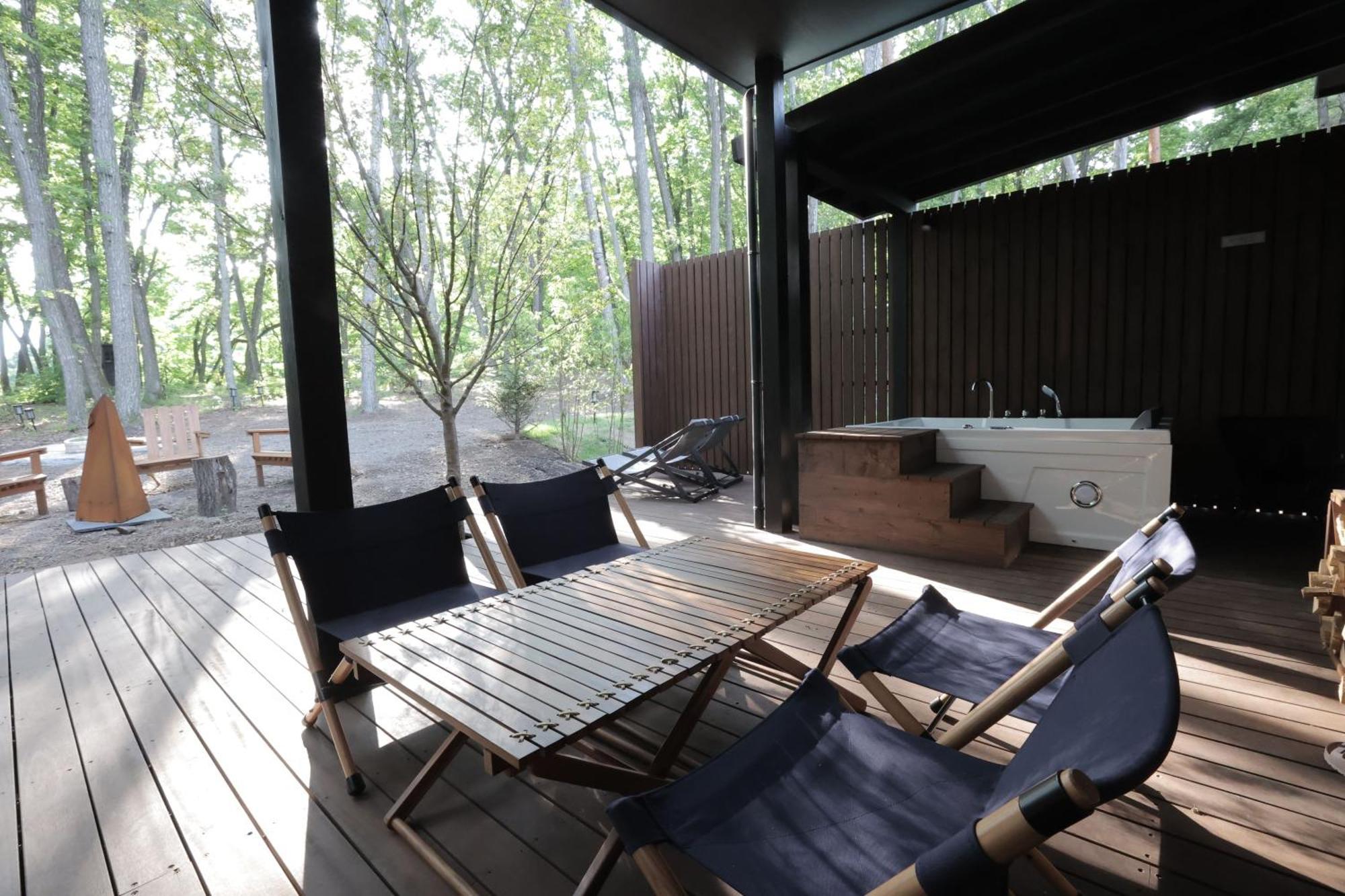 Sauna Forest Cabin 軽井沢 御代田　Mori-Asobi Oiwake Luaran gambar