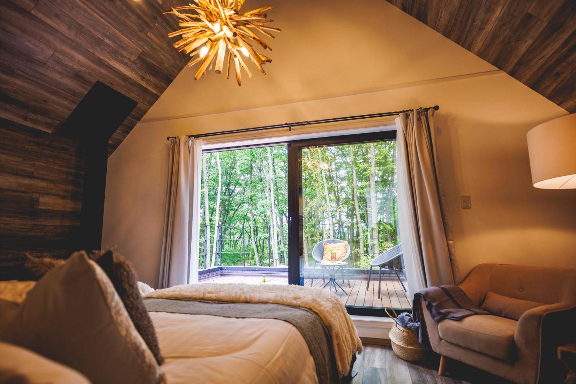 Sauna Forest Cabin 軽井沢 御代田　Mori-Asobi Oiwake Luaran gambar