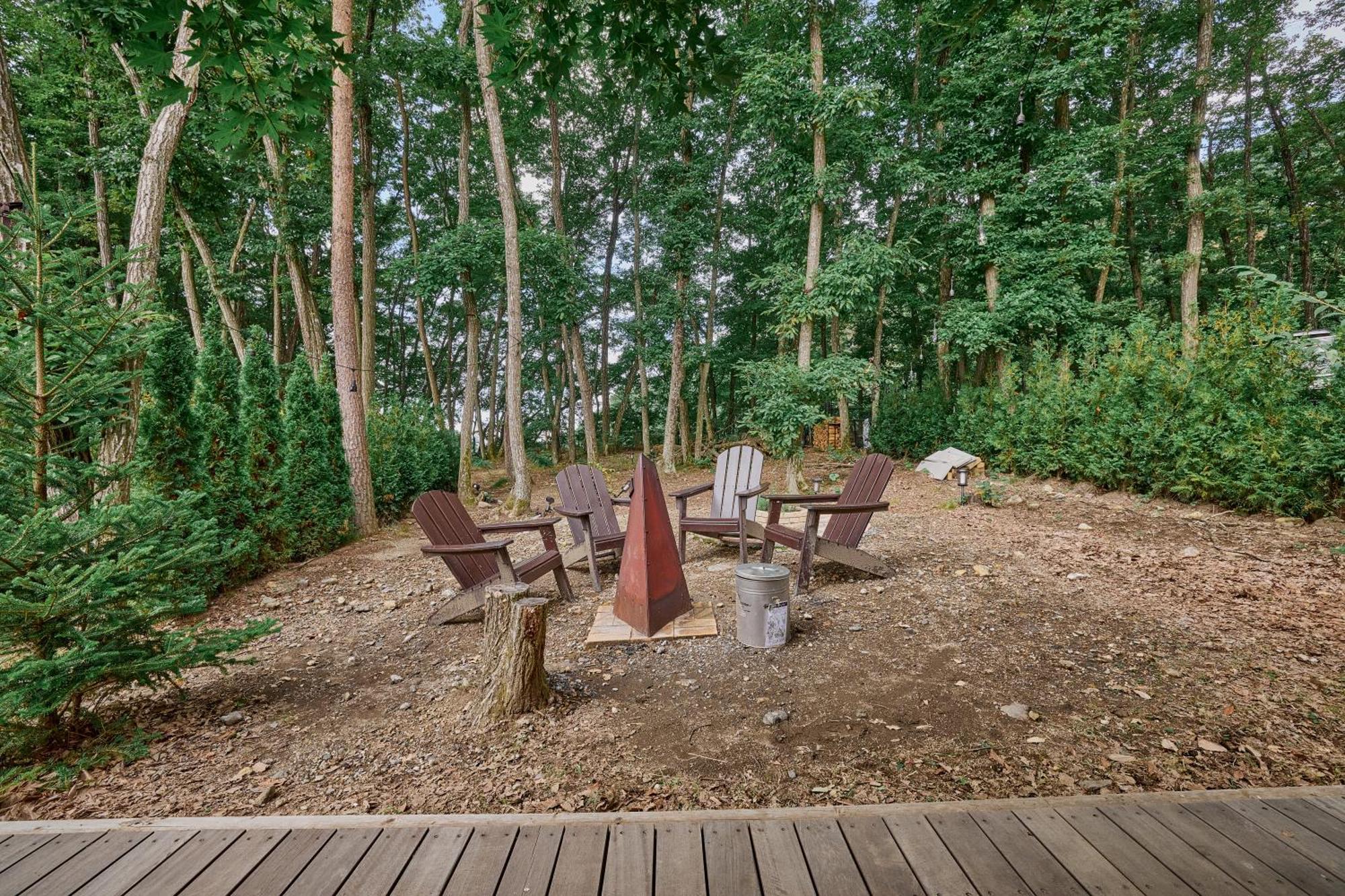Sauna Forest Cabin 軽井沢 御代田　Mori-Asobi Oiwake Luaran gambar