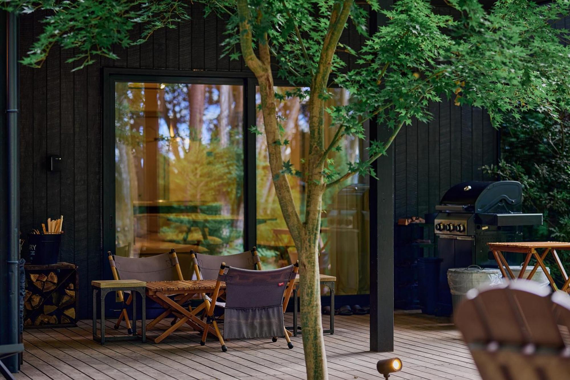 Sauna Forest Cabin 軽井沢 御代田　Mori-Asobi Oiwake Luaran gambar